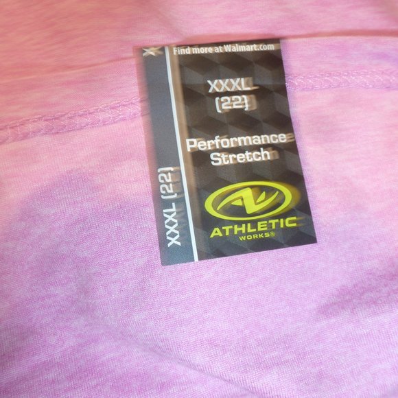 - New Plus Size Women's Athletic Works Gym Moisture Wicking  Shorts XXXL(2… - Picture 2 of 7